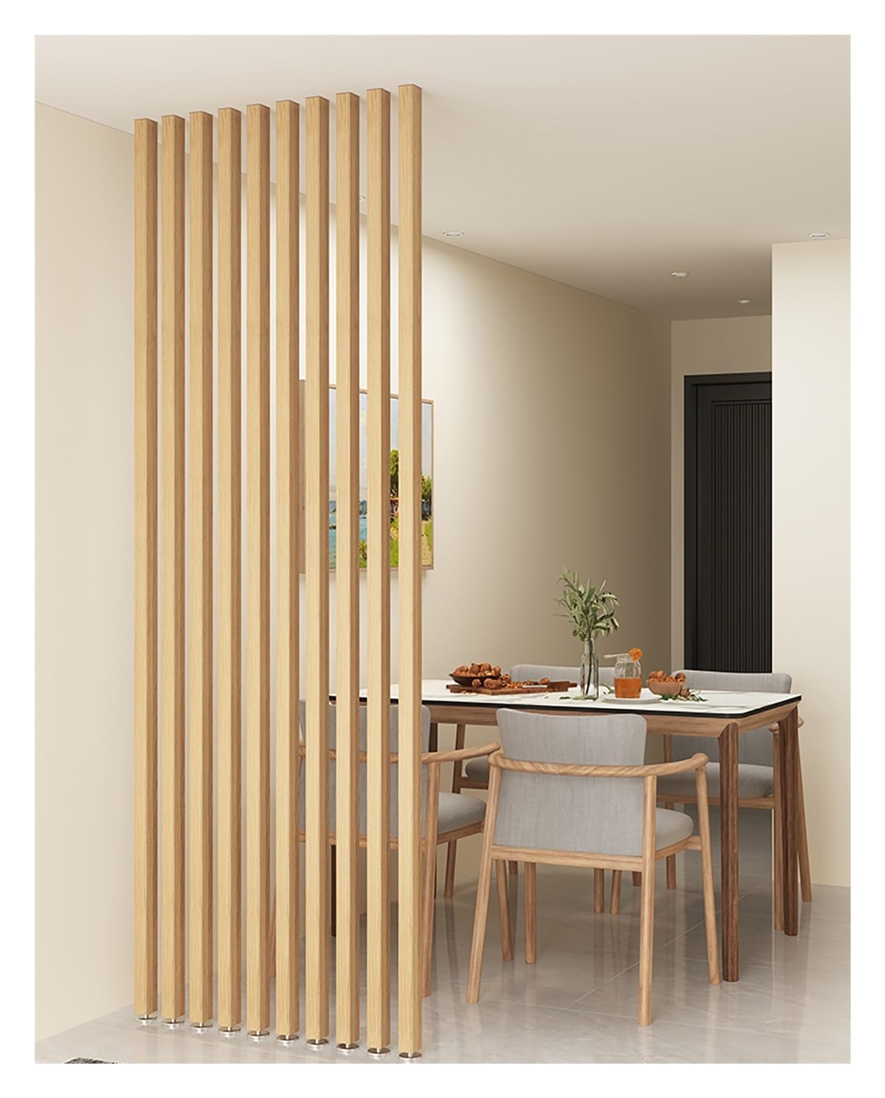 Amazon｜間仕切り 10pcs 木の平板スクリーンの仕切りのポスト